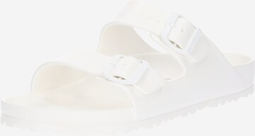 Zoccoletto 'Arizona' di BIRKENSTOCK in bianco: frontale