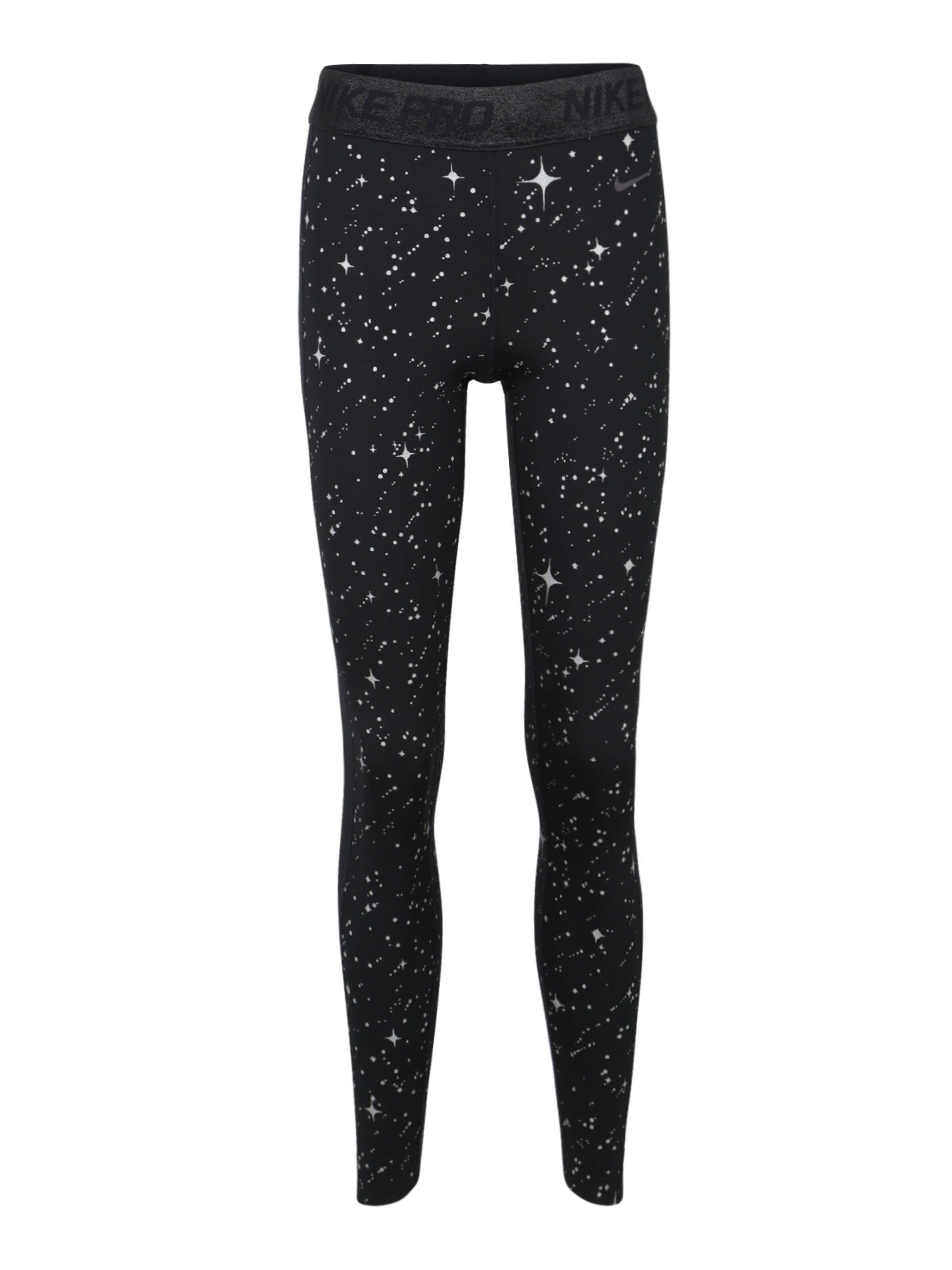 NIKE - Leggings 'W NP WM STARRY NGHT MTLC TGHT' in de kleur Zwart