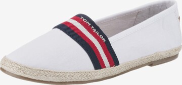 TOM TAILOR Espadrilky – bílá: přední strana