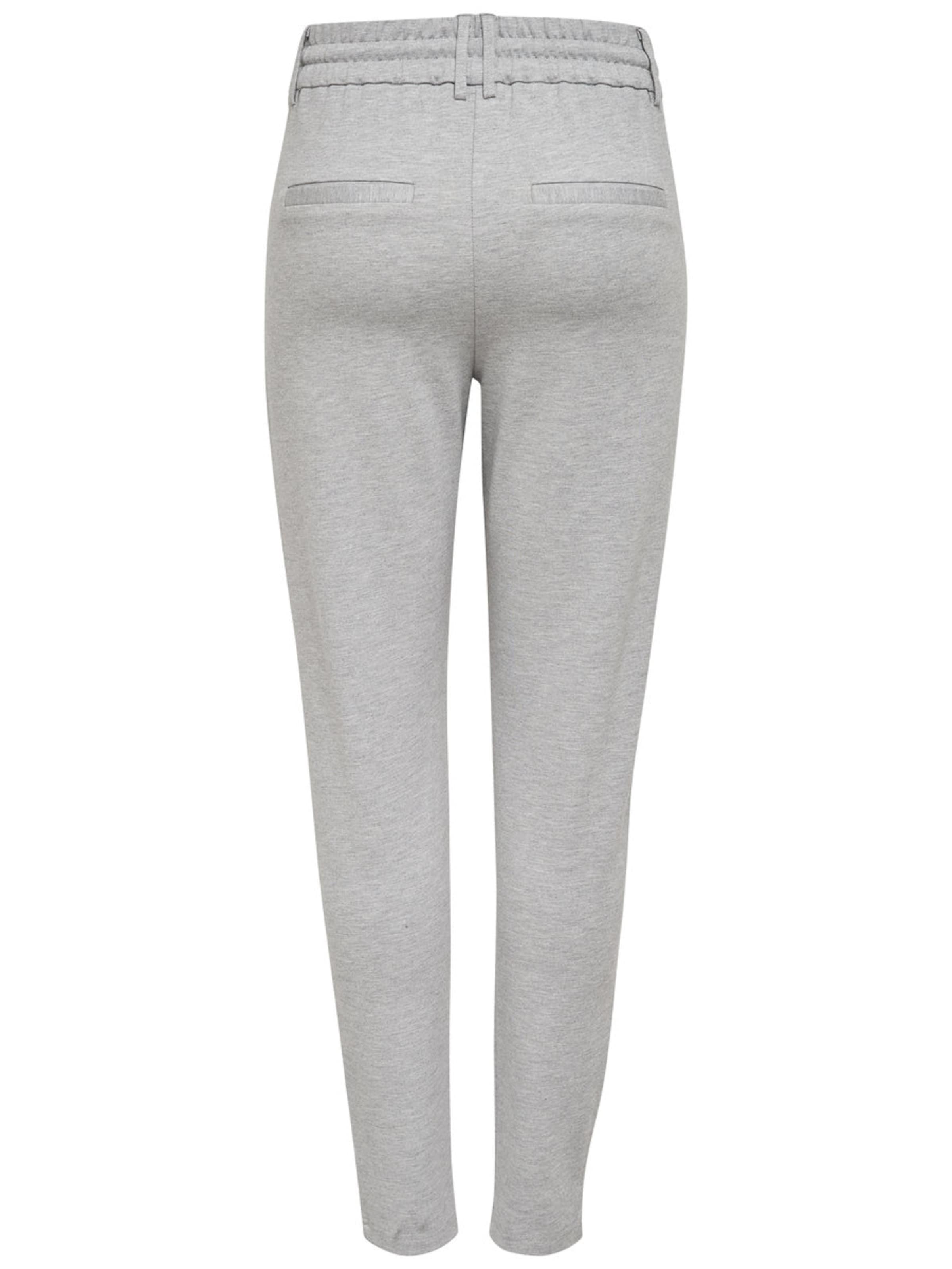 ONLY Slimfit Kalhoty se sklady v pase 'Poptrash' – šedá