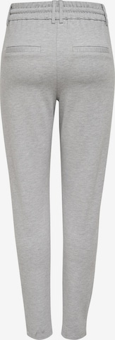 ONLY Slim fit Pleat-Front Pants 'Poptrash' in Grey