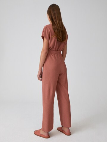 EDITED Wide Leg Hose 'Philine' in Braun