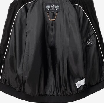 MARIKOO Between-Season Jacket 'Puderzuckerwölkchen' in Black