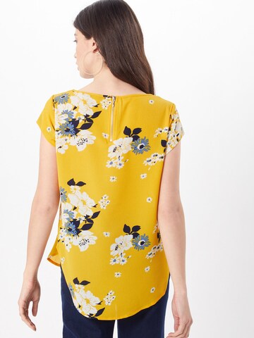 Chemisier ONLY en jaune : derrière