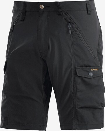 Fjällräven Regular Athletic Pants 'Abisko' in Black: front