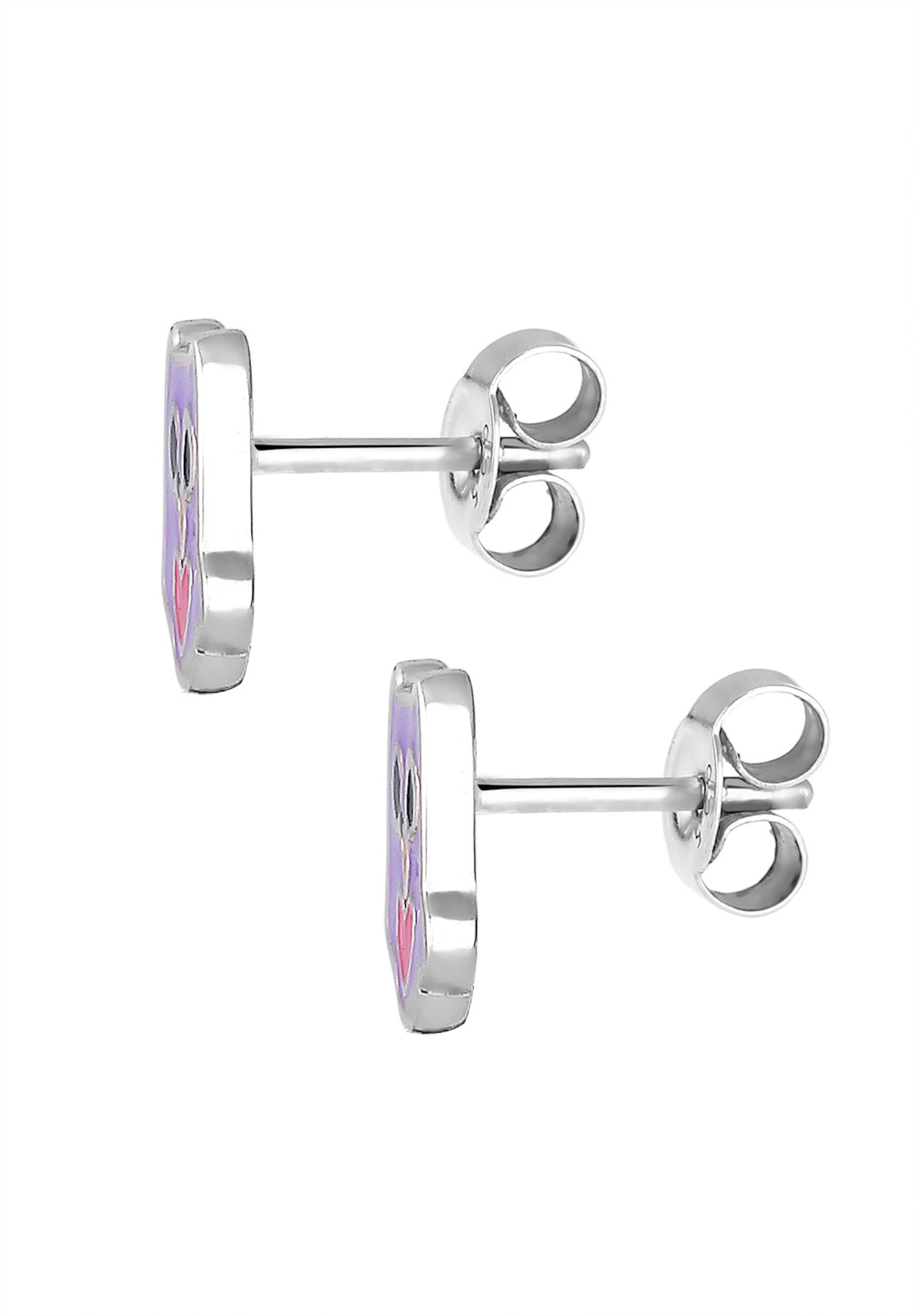 ELLI Jewelry 'Eule' in Purple