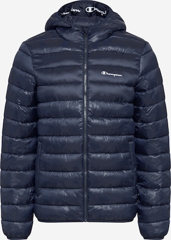 Champion Authentic Athletic Apparel Winterjas in Blauw: voorkant