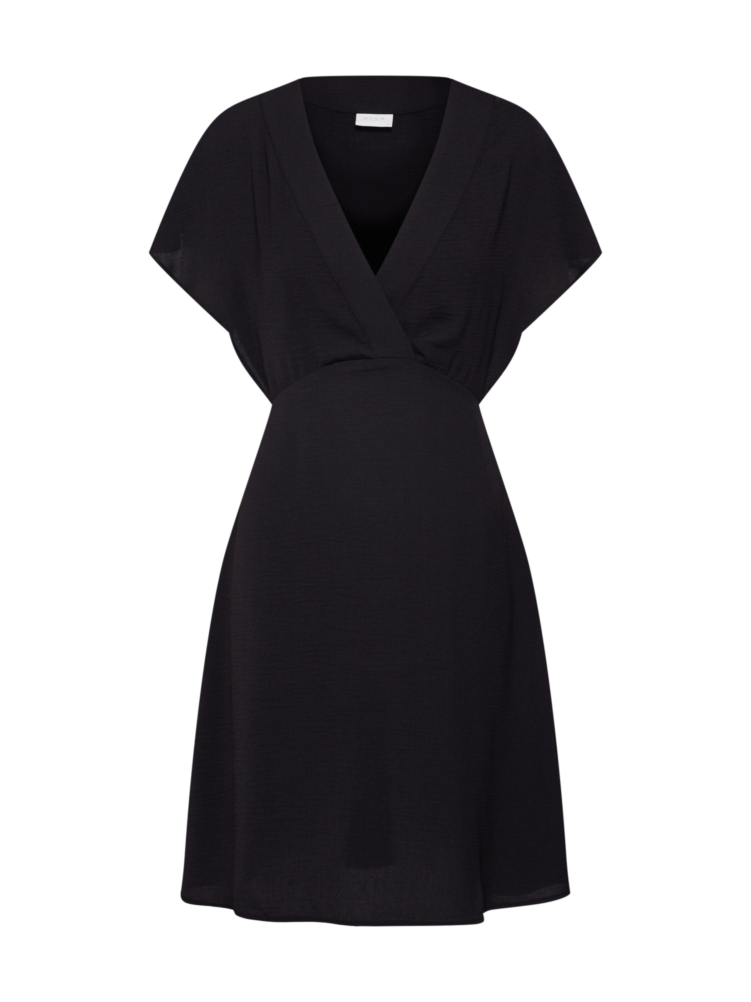 VILA - Zomerjurk 'JAHULA' in de kleur Zwart