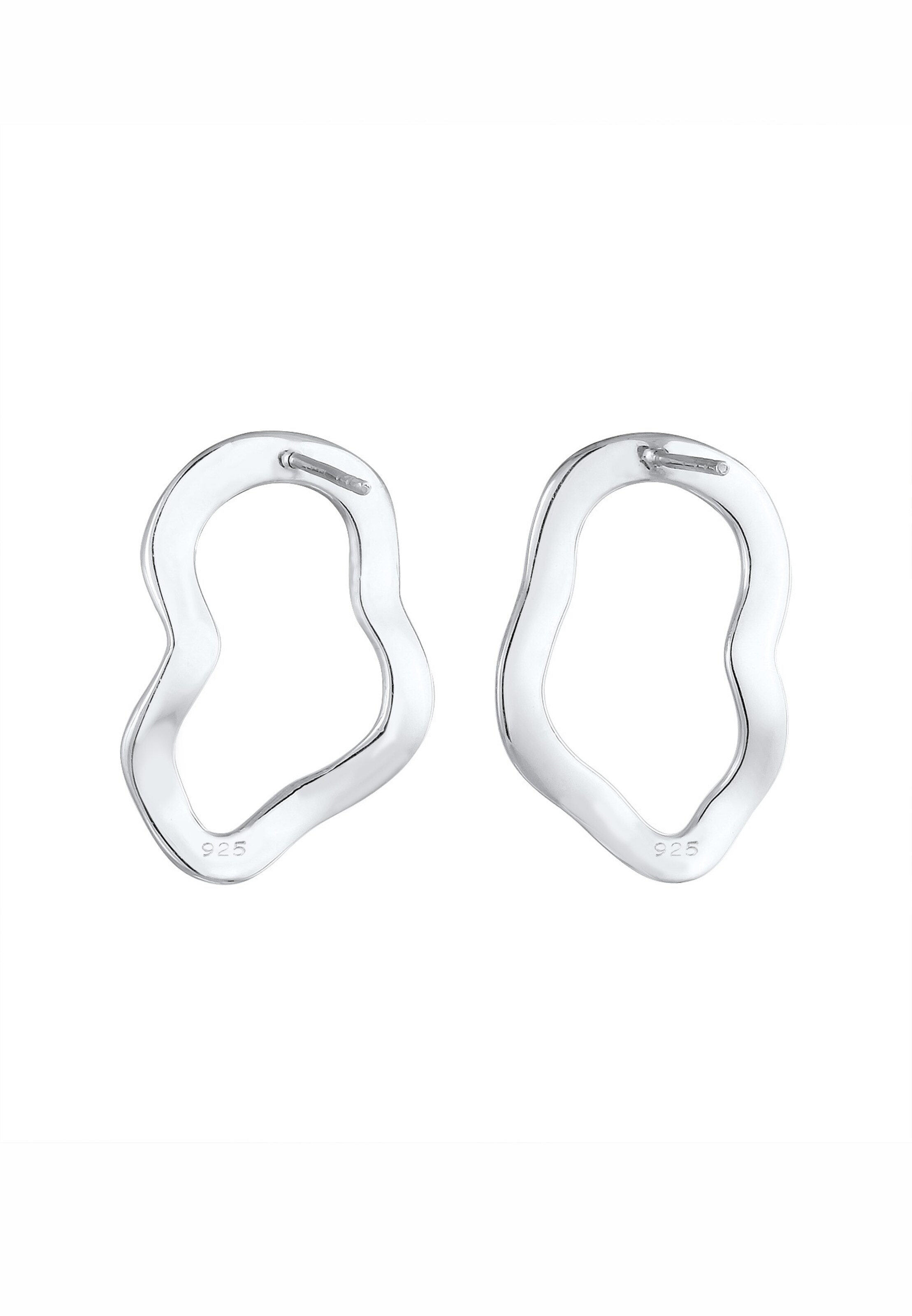 ELLI Earrings 'Organic' in Silver