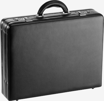 D&N Briefcase in Black: front