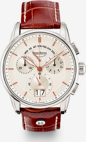 Bruno Söhnle Analog Watch 'Grandioso 17-13117-245' in Brown: front