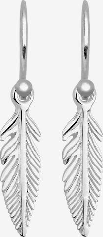 Boucles d'oreilles 'Feder' ELLI en argent : devant