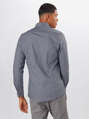 OLYMP Slim fit Button Up Shirt 'Level 5' in Blue