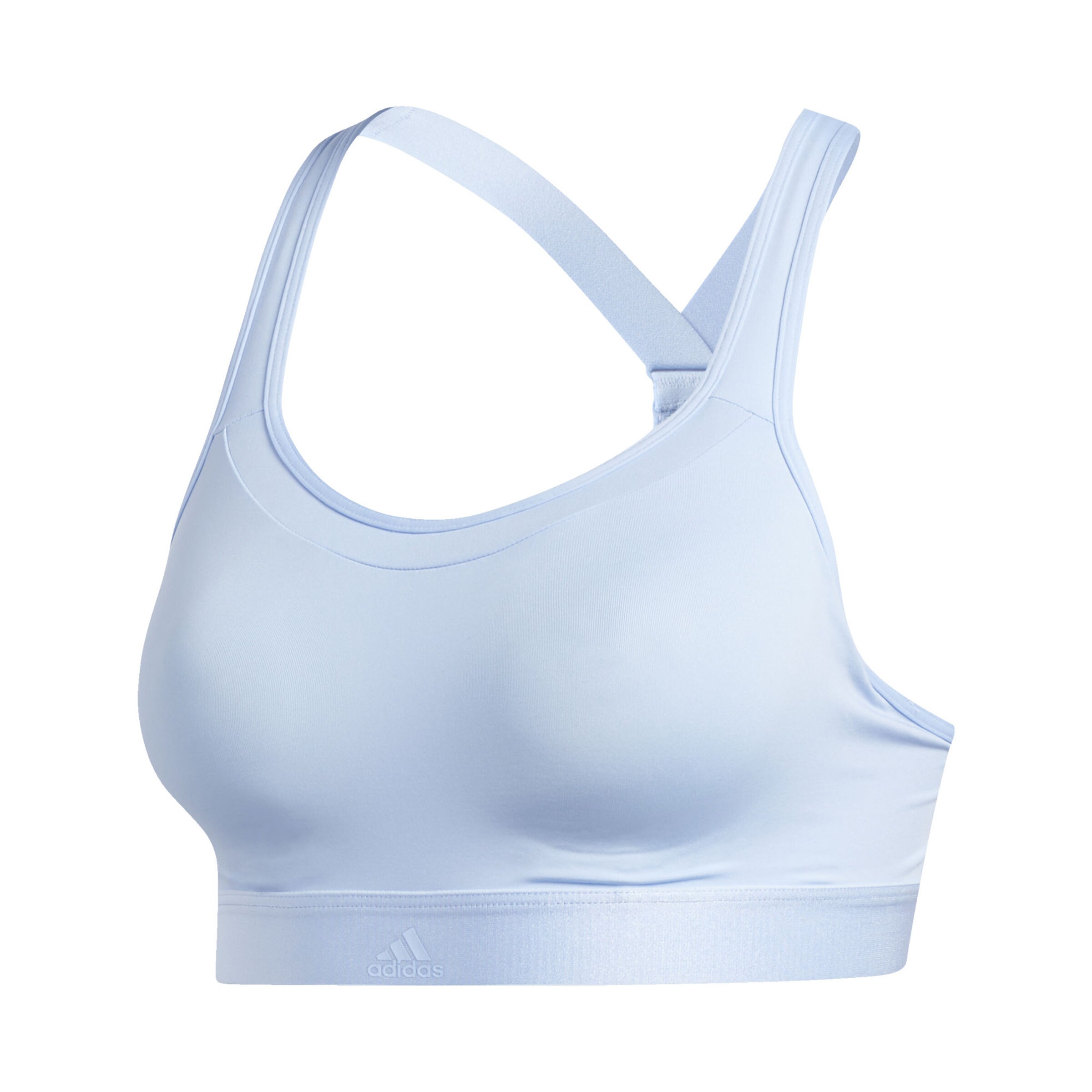 ADIDAS PERFORMANCE - Racer Bra 'Stronger For It' in hellblau