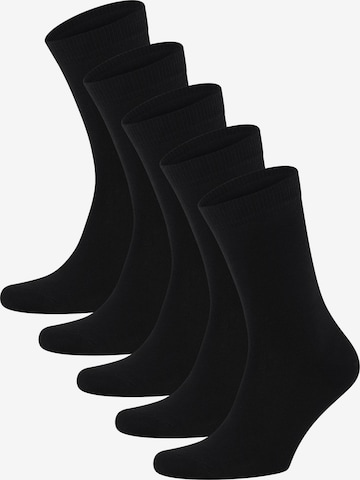 Resteröds Socken 'Bamboo' in Schwarz: predná strana