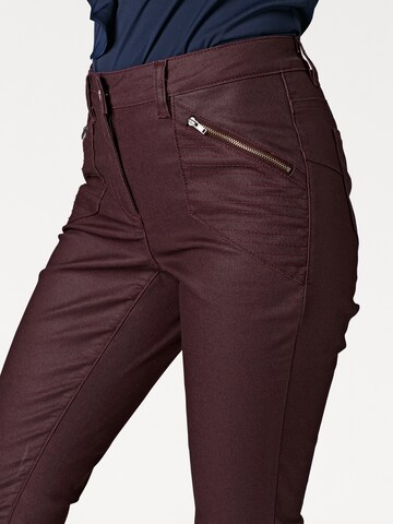 Slimfit Jeans di heine in rosso