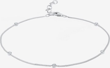 ELLI Foot Jewelry 'Glitzer Steine' in Silver