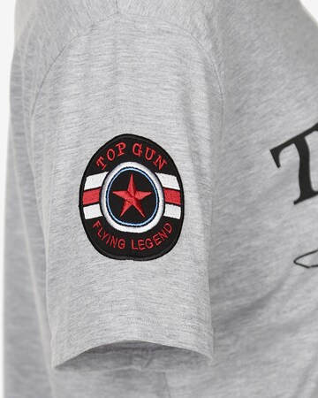 TOP GUN Shirt 'Stormy' in Grey