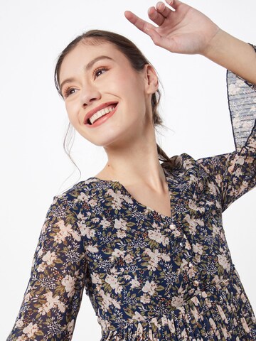 Boohoo Kjole 'Floral' i blå