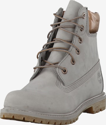 TIMBERLAND Schnürstiefelette '6In Premium' in Grau: predná strana