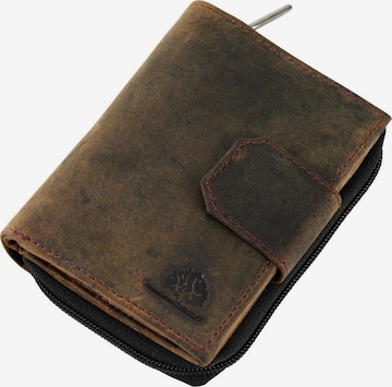 GREENBURRY Wallet in Brown: front