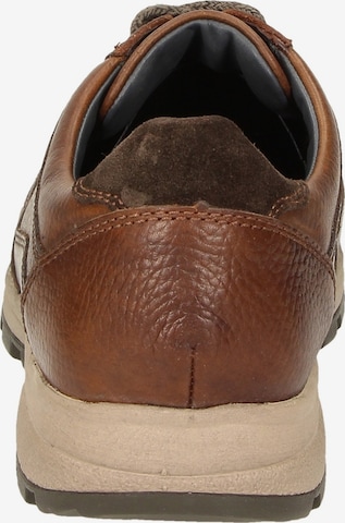 SIOUX Athletic Lace-Up Shoes 'Fabirio' in Brown