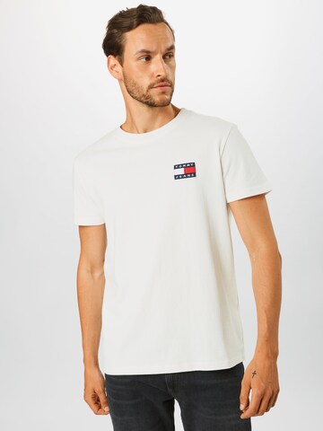 Regular fit Maglietta di Tommy Jeans in bianco: frontale