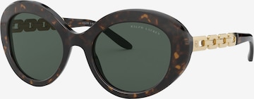 Ralph Lauren Slnečné okuliare - Hnedá: predná strana