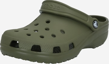 Crocs قبقاب 'Classic' بلون أخضر: الأمام