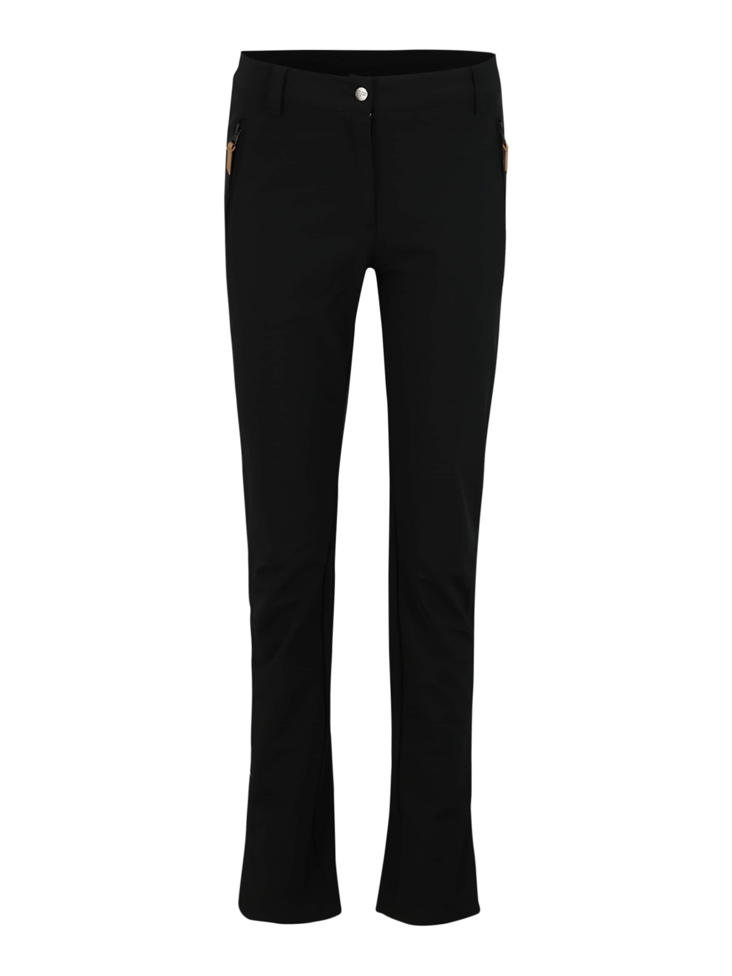 Regular Pantalon outdoor 'Argonia' ICEPEAK en noir : devant