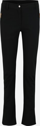 ICEPEAK Regular Outdoor Pants 'Argonia' in Black: front