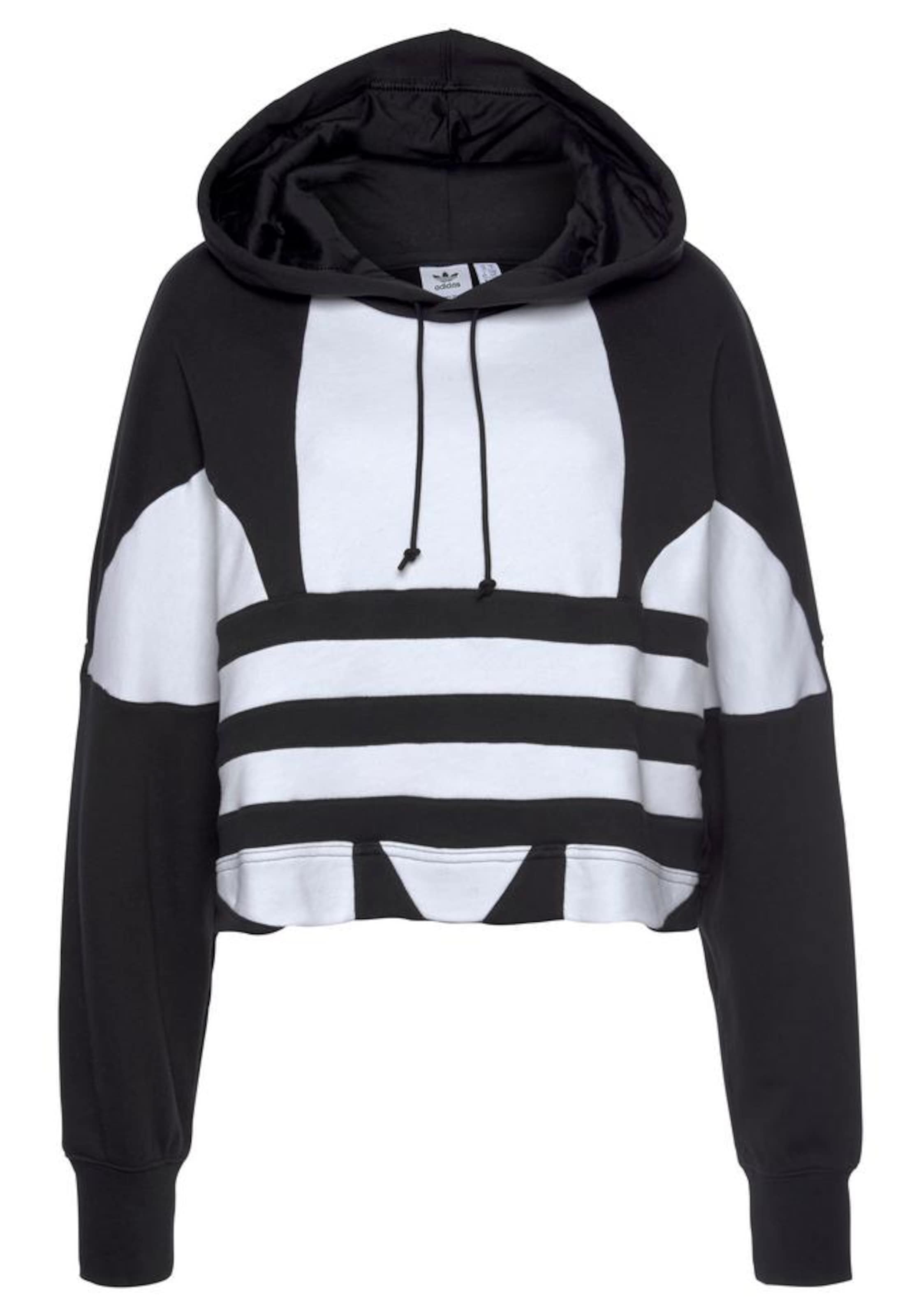 adidas hoodie schwarz weiß