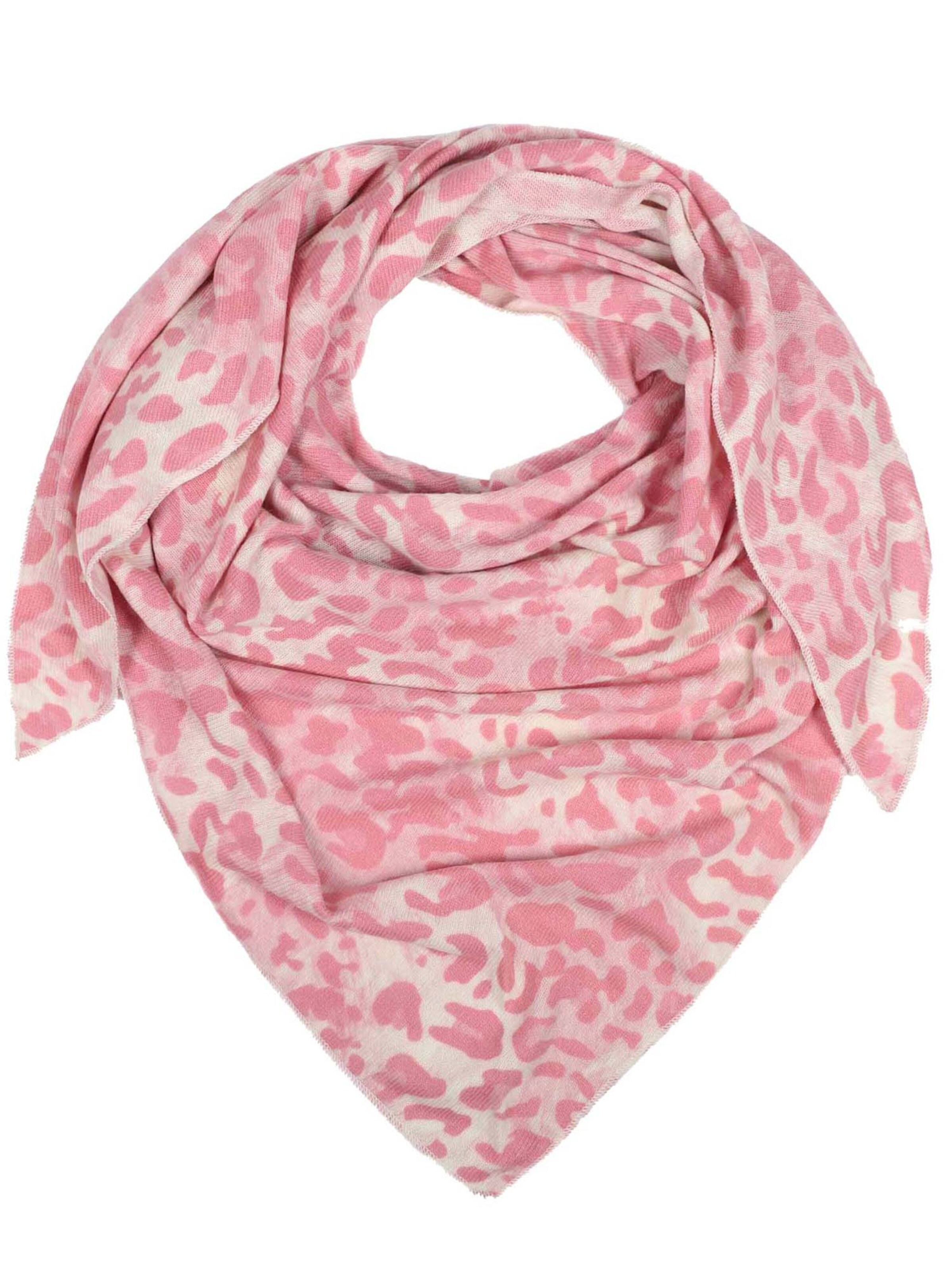 Zwillingsherz - Doek 'Dreieckstuch pinker Leo ' in de kleur Pink