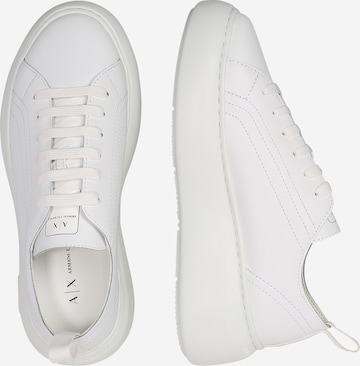 ARMANI EXCHANGE Sneaker low i hvid