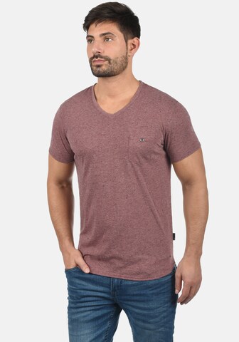 !Solid V-Shirt 'Tedros' in Rot: predná strana