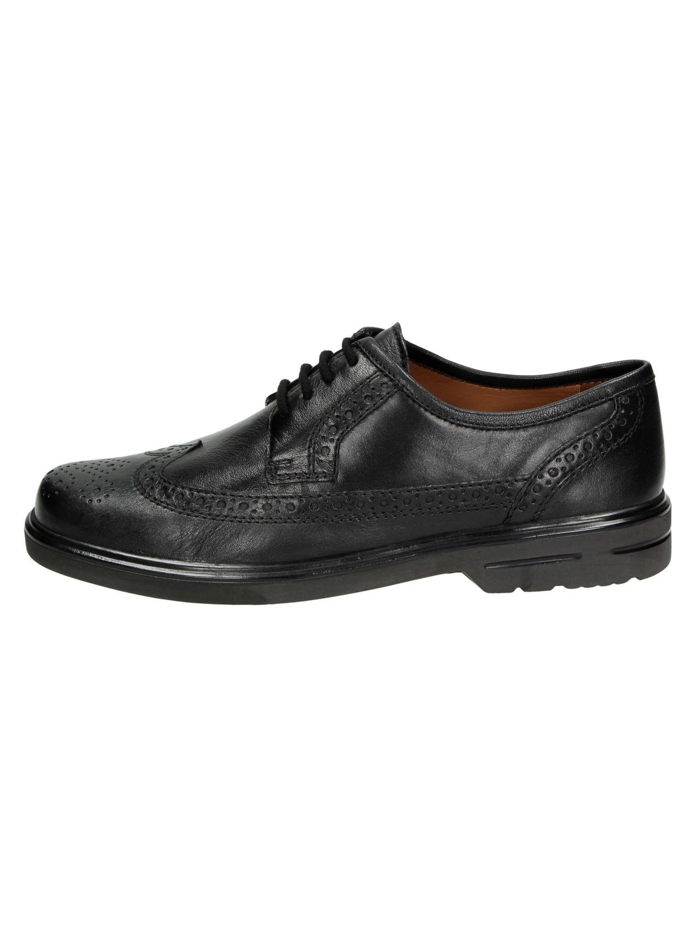 SIOUX Lace-up shoe 'Pacco' in Black