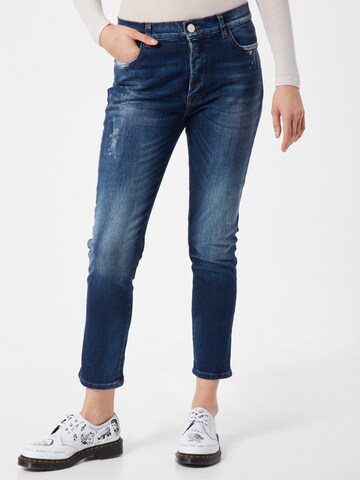 Goldgarn Slimfit Jeans 'AUGUSTA I Tappered' in Blauw: voorkant