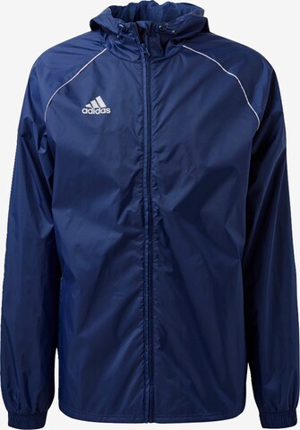 ADIDAS SPORTSWEAR Athletic Jacket 'Core 18' in Blue: front