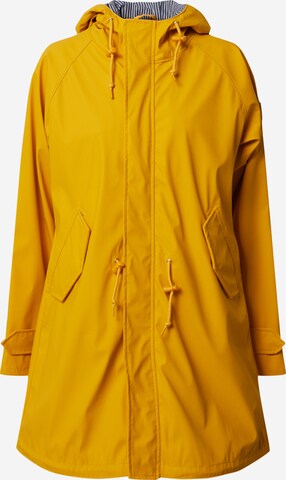 Manteau fonctionnel 'Travel Friese' Derbe en jaune : devant