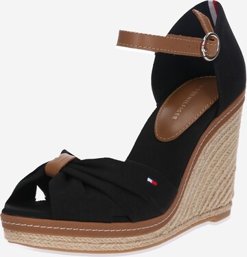 TOMMY HILFIGER Sandale 'Iconic Elena' in Schwarz: predná strana