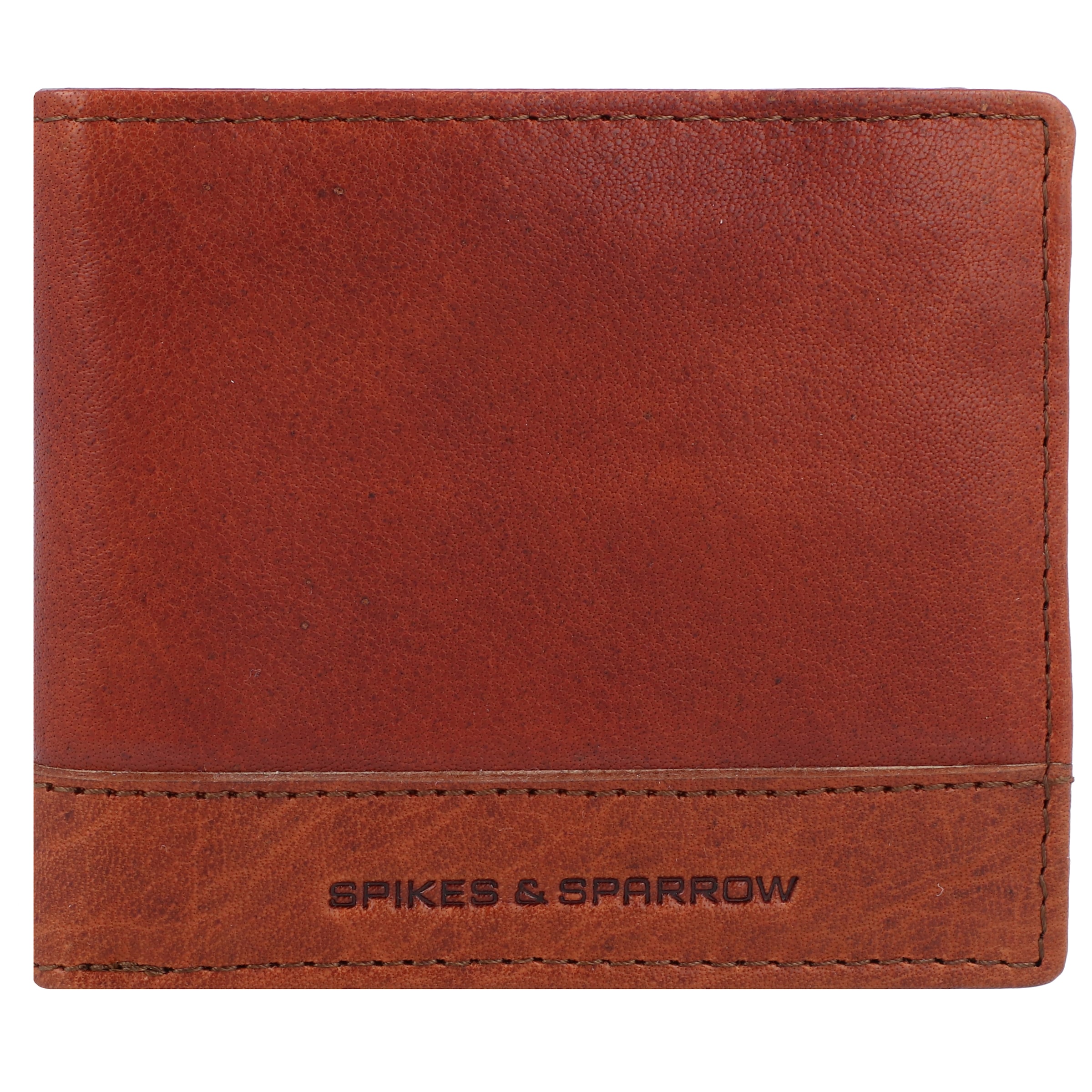 Spikes & Sparrow Wallet in Brown: front