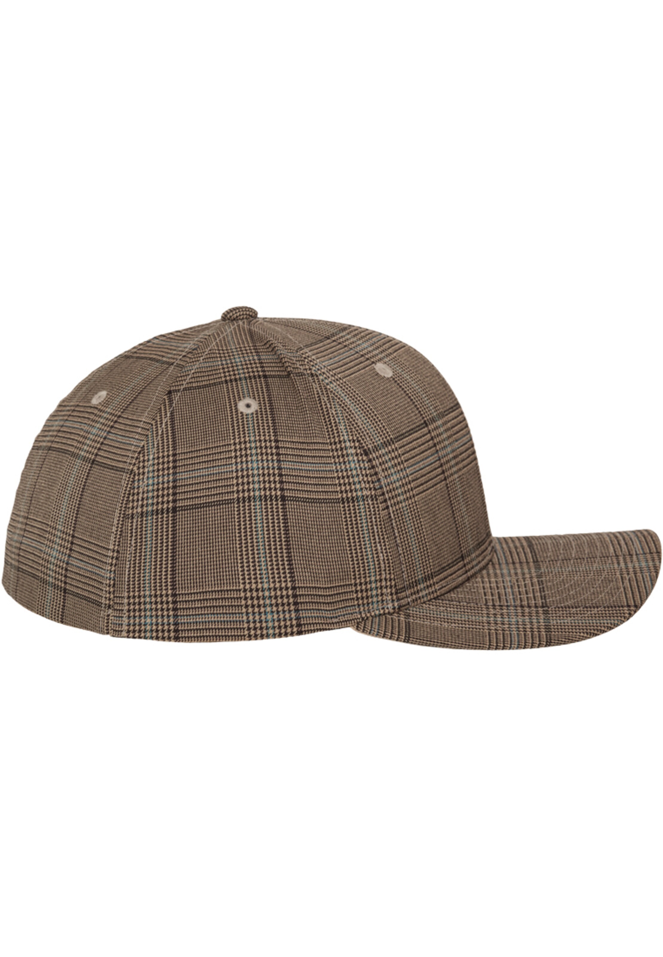 Flexfit - Gorra 'Glen Check' en marrón