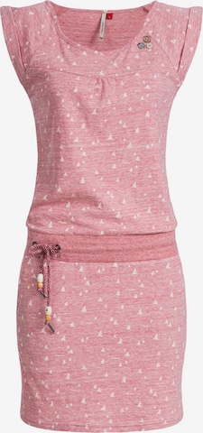 Ragwear Zomerjurk 'Penelope' in Roze: voorkant