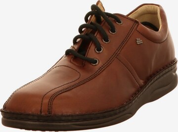 Finn Comfort Lace-Up Shoes in Brown: front