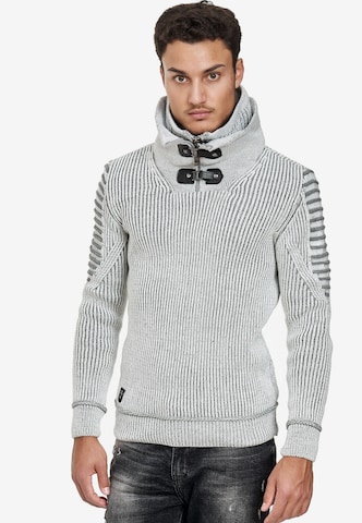 Redbridge Sweater 'Warschau' in Grey: front