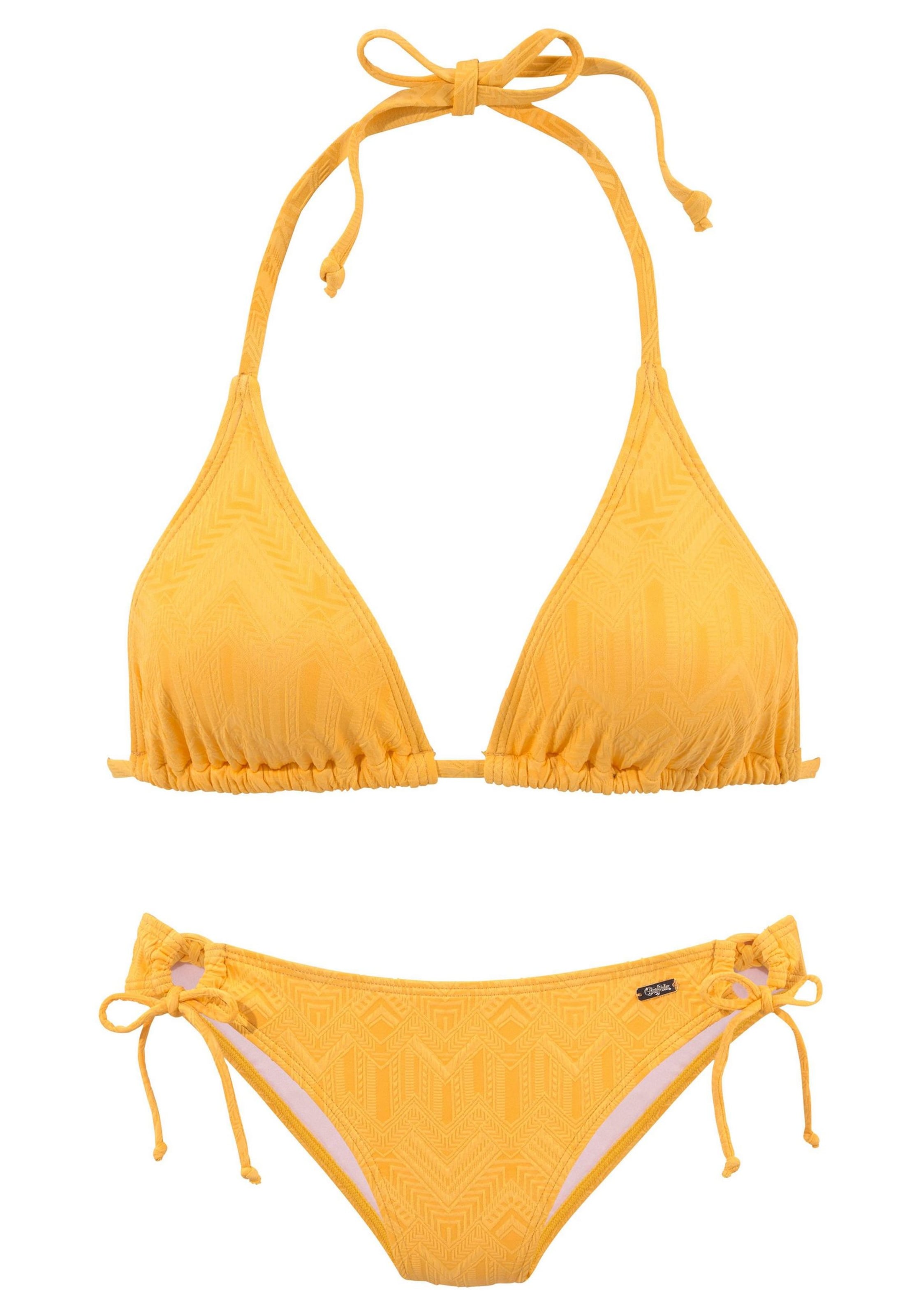 Triangle Bikini BUFFALO en jaune : devant