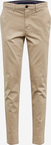 TOMMY HILFIGER Regular Chino trousers in Beige: front