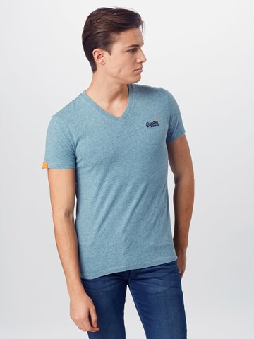 Superdry Shirt in Blauw: voorkant