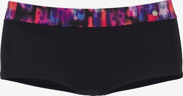 LASCANA Bikini Bottoms in Black: front