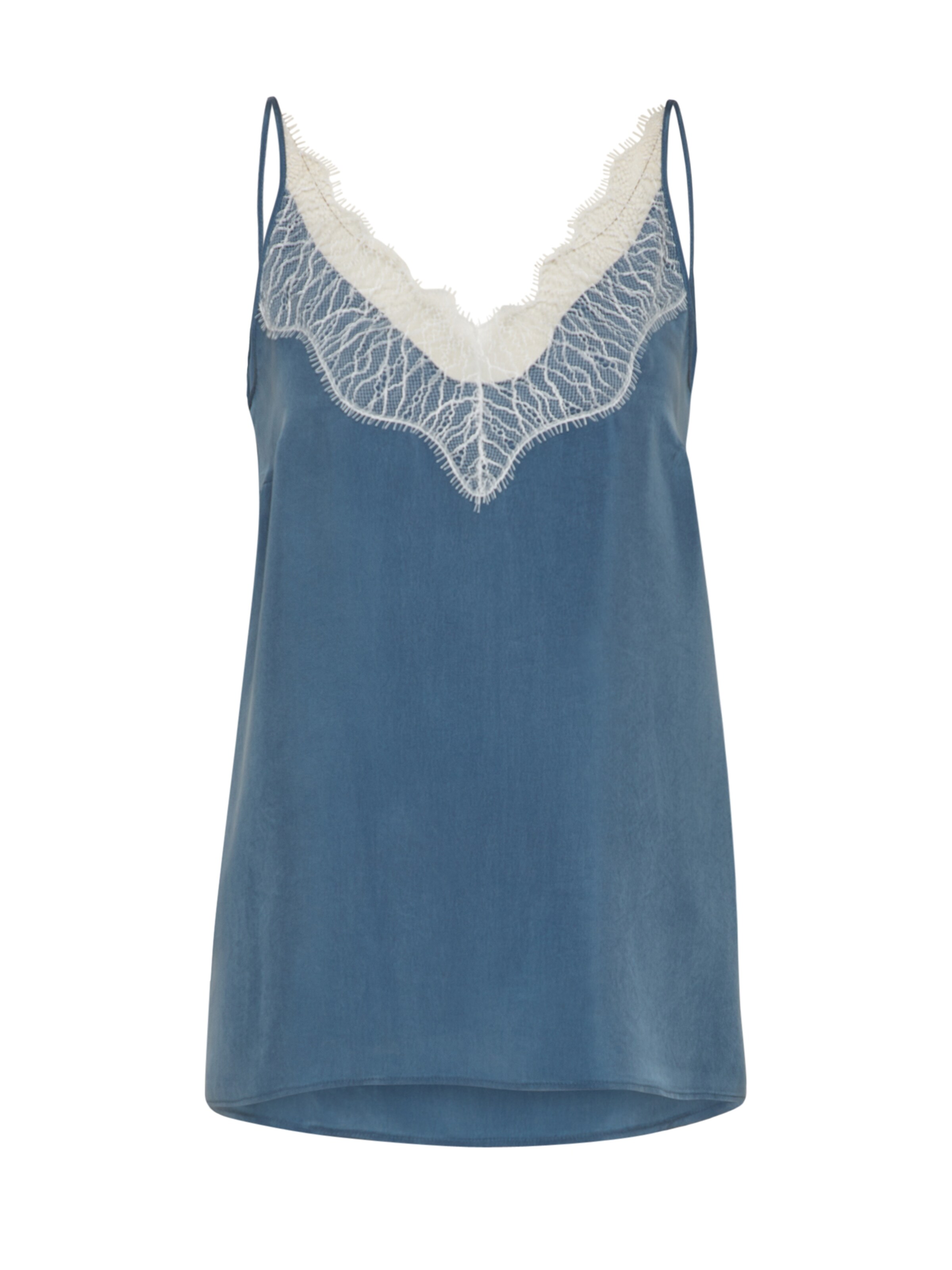 DRYKORN - Top 'LETITIA' in de kleur Lichtblauw